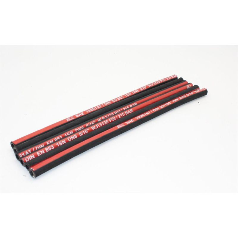 5/16" 8mm I. D. One Wire Braided High Hydraulic Hose