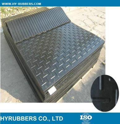 Anti Slip Black Interlock Rubber Powder Stable Mat