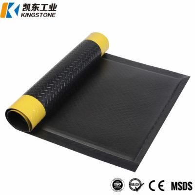 Factory Custom Two Layers PVC Foam Anti Fatigue Non Slip Mat