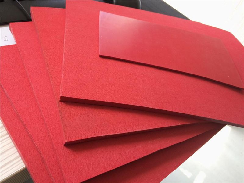 6mm 24MPa Buffer Side Rough Side Elastic Natural Gum Latex Rubber Sheet