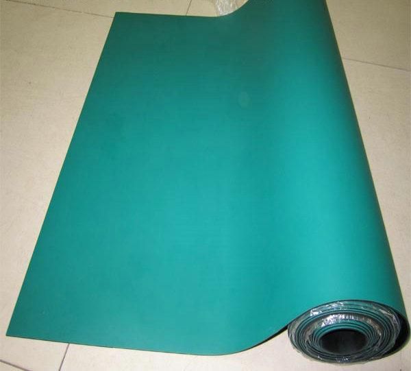 High Quality ESD Rubber Sheet, Antistatic Rubber Sheet with Green/Black, Blue/Black, Grey/Black, Black/Black Color