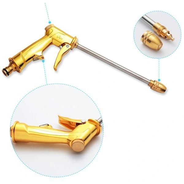 High-Pressure Hose, Garden Sprinkler, Garden Hose, Water-Alloy Copper Long Rod Set