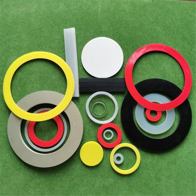 NBR Rubber Silicone EPDM NBR FKM CR Rubber Flat Sealing Washer Spare Part Grommet Seal Ring Gasket Seal