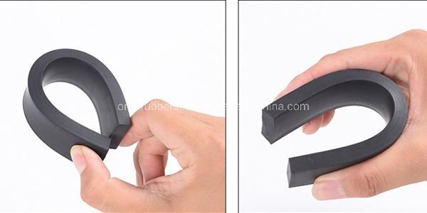 Auto Car Glass Silicone FKM EPDM NBR Weather Stripping Curtain Wall Flexible Seal Profile CR Rubber Extrusion Seals