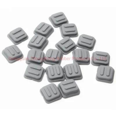 Soft Gray Good Stretchy Silicone Button Cover