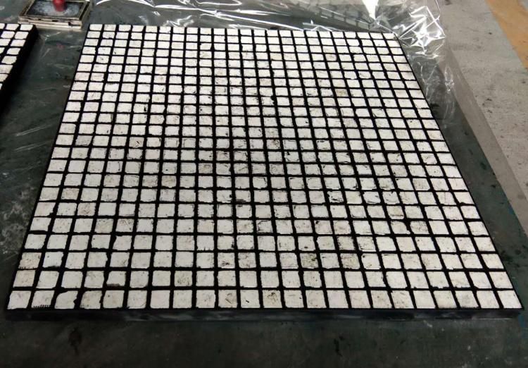Conveyor Chute Wear Liner Vulcanized Rubber Ceramic Panel