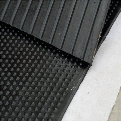 17mm Anti Slip Hammer Top Cow Horse Trailer Rubber Mat