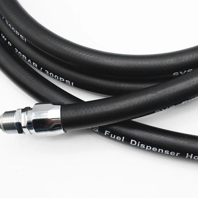 NBR Resistant Fuel Dispenser Pump Rubber Hose for Gas Station