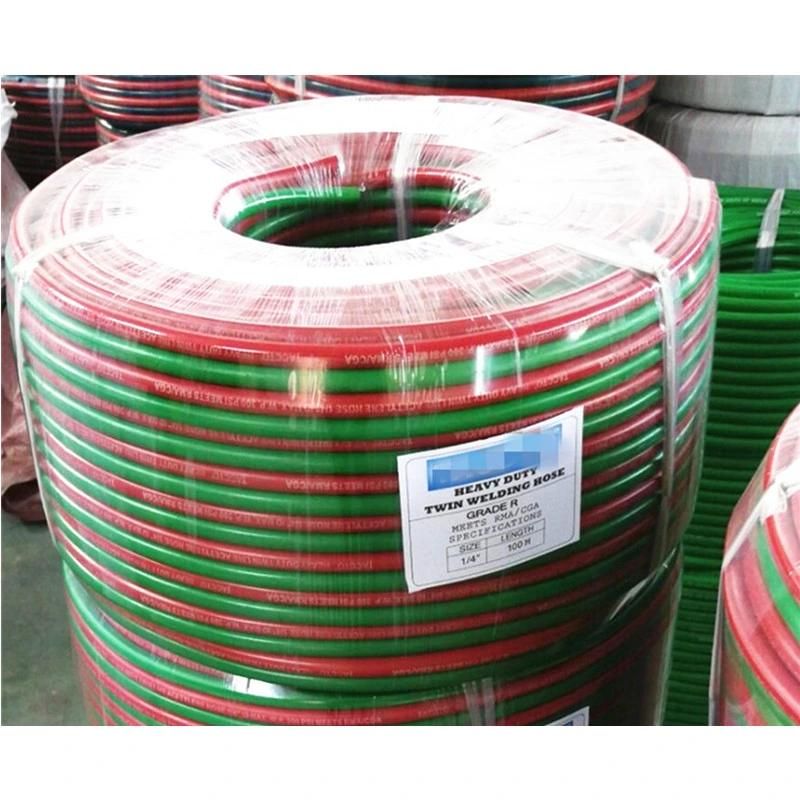 W. P 300psi 1/4′′ Rubber Gas Welding Hose for Propane