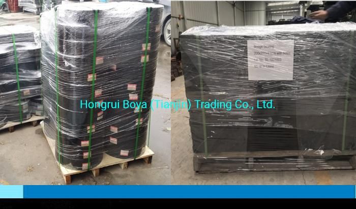 Rubber Bridge Bearing with Steel Plates