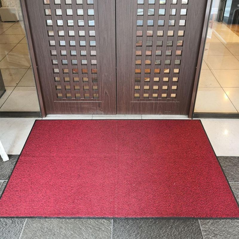 Textile Service Machine Washable Nylon Carpet Entrance Door Mat with Rubber Backing for Mat Rental
