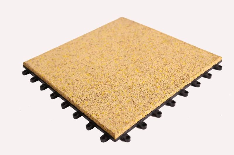 Green Compound EPDM Rubber Mats with Plastic Frame (A-DJ-29)