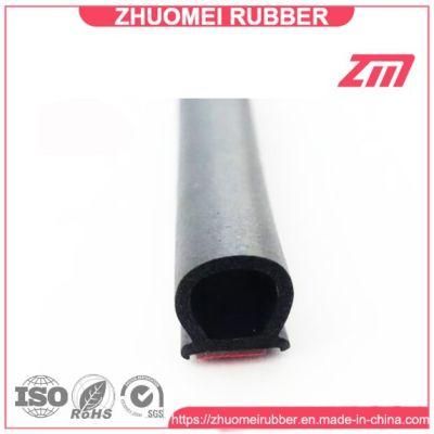 D Shape Soundproof 3m Adhesive Rubber Strips