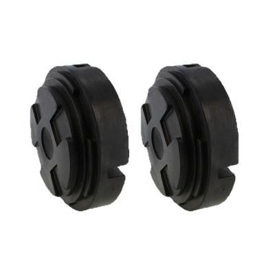 High Quality Custom Molded 40mm Tall Square Shaper Molded Auto Car Lift Rubber Jack Pad Rubber Blocker 160*120 mm