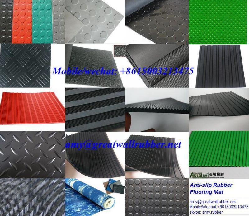 Nonslip Industrial SBR Neoprene Nitrile Nr EPDM Rubber Sheeting