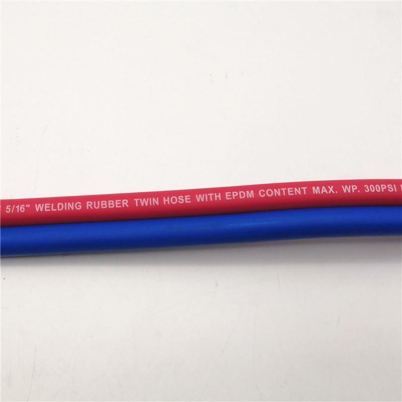 Red / Green 1/4′′ EPDM Welding Twin Hose W. P 300psi