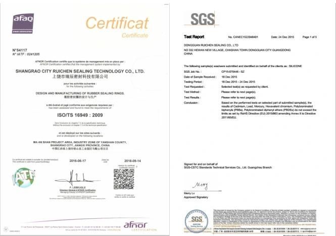 OEM Silicon Rubber Seals for Auto Parts