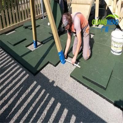 Safety Colored Rubber Floor Tile in Garden Supplies/Square Rubber Tiles