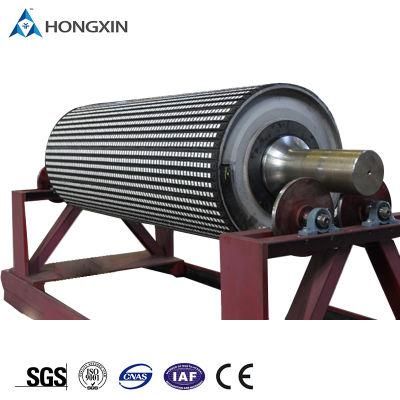 Ceramic Lagging Drive Pulley Belt Pulley Design for Coal Mining Industry