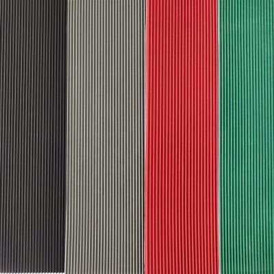 China Factory Direct Sale Fine Ribbed Rubber Floor Mat