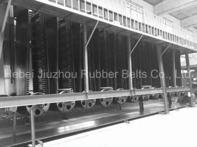 Inclined Corrugated Sidewall Conveyor Belting