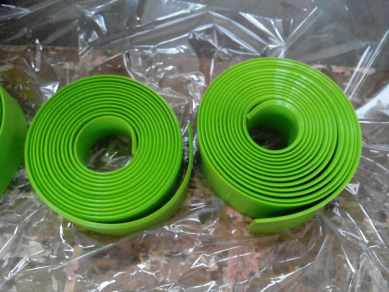 Orange Conveyor Belt Polyurethane Rubber Skirting Board