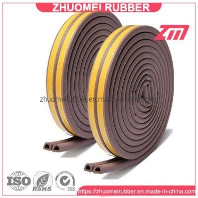 EPDM Rubber Self Foam Adhesive Weatherstrip Draught Excluder