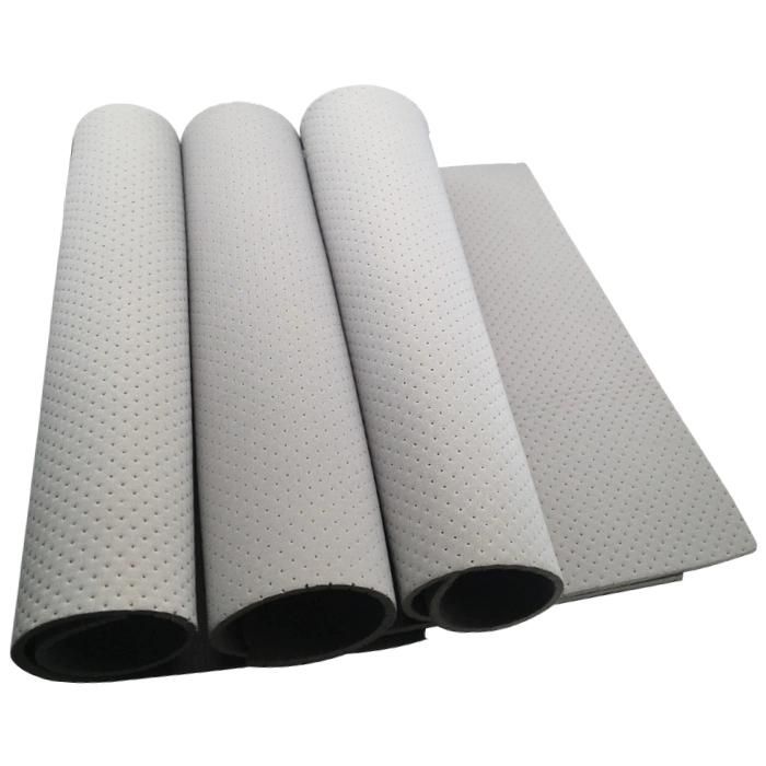 Breathable More Than 15 Moulds Perforated Grey Fabric Neoprene