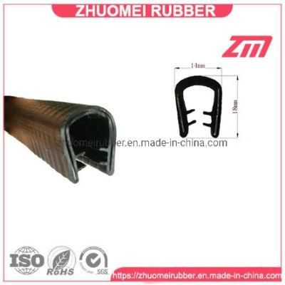 Extrusion PVC U Shaped Trim Car Door Edge Protector Rubber Seal