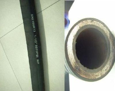 Superior High Pressure Six Steel Wire Spiral Hydraulic Hose SAE R13