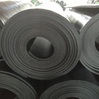 Waterproof SBR, NBR, Cr, EPDM Rubber Sheet Rubber Mat Insertion with Cloth, Fabric for Distribution Room Insulation Area