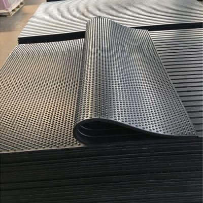 American Utility Mat Pebble Hexagon Anti-Slip Horse Stall Rubber Mat Stable Cow Safety Matting