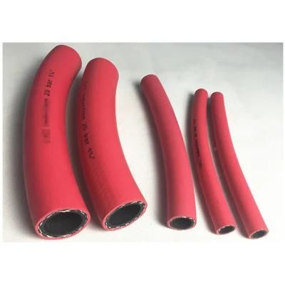 Smooth Type Red Fiber Braided Oil Pressure Hose