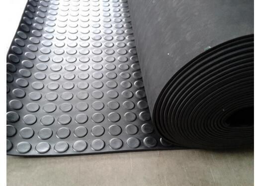 Anti-Abrasion Rubber Sheet, Industrial Rubber Sheet, Coin Pattern Rubber Sheet