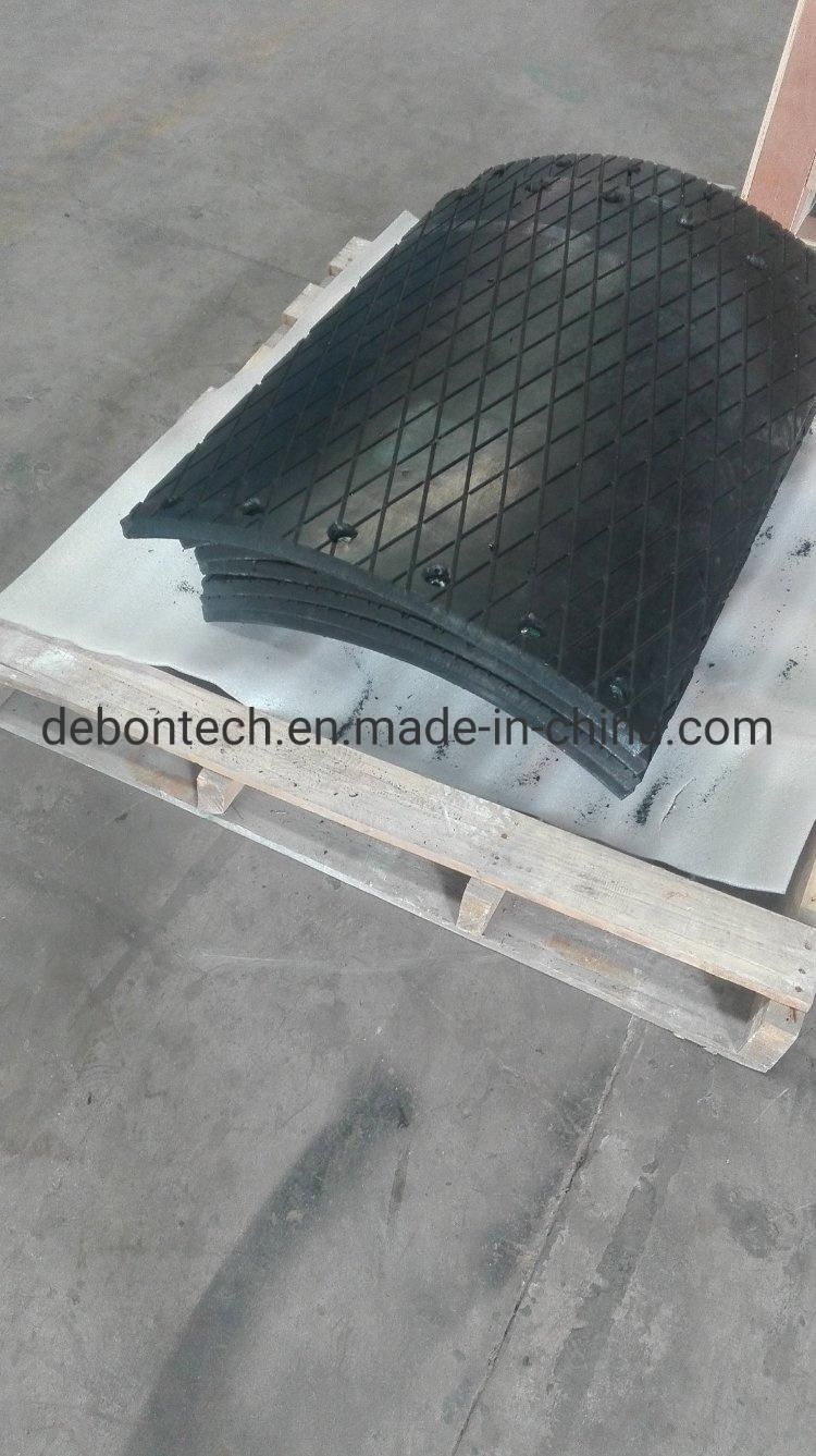 Conveyor Ceramic Rubber Pulley Lagging Diamond Drum Lagging Sheet