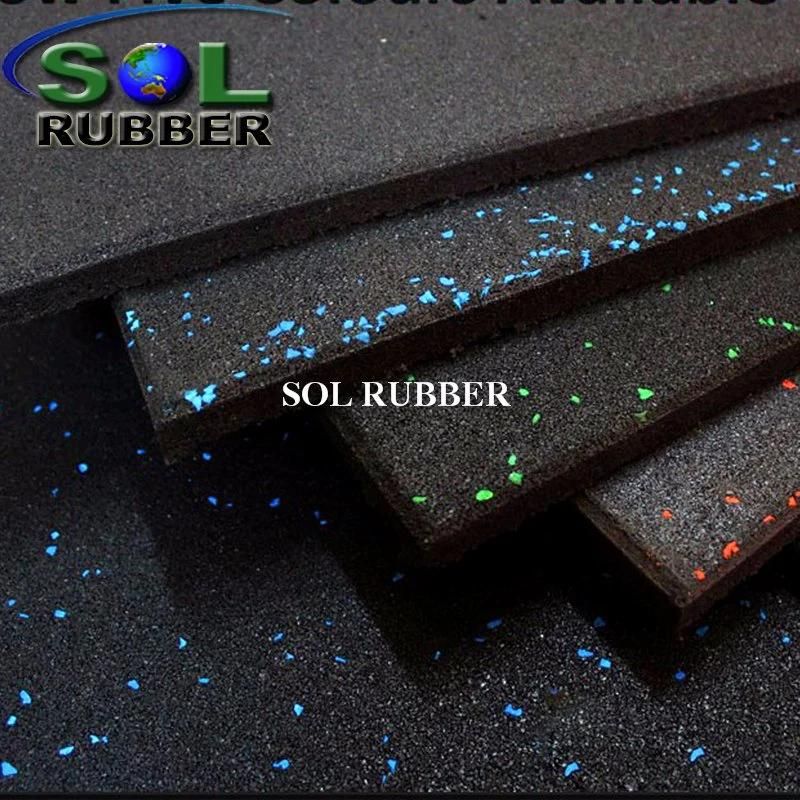 Anti Shock Bright Color Rubber Flooring Sheet