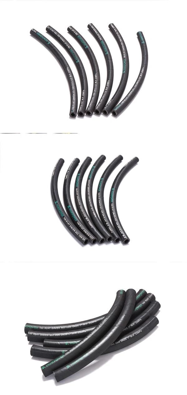 Rubber Hydraulic Hose SAE R2at 2sn