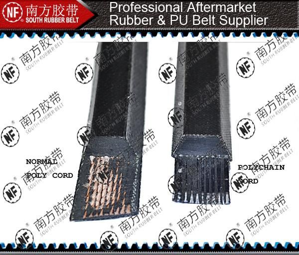 Wrapped Rubber V Belts for Machines, Raw Edge Cogged V Belts, Rubber V Belt for Automotive