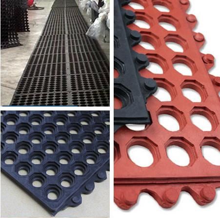 Interlock Garage Bar Kitchen Drainage Rubber Floor Mat Price