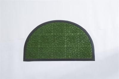 Scraping and Rubbing Plastic Straw Semi-Circular Environmental Protection Rubber Entrance Doormat