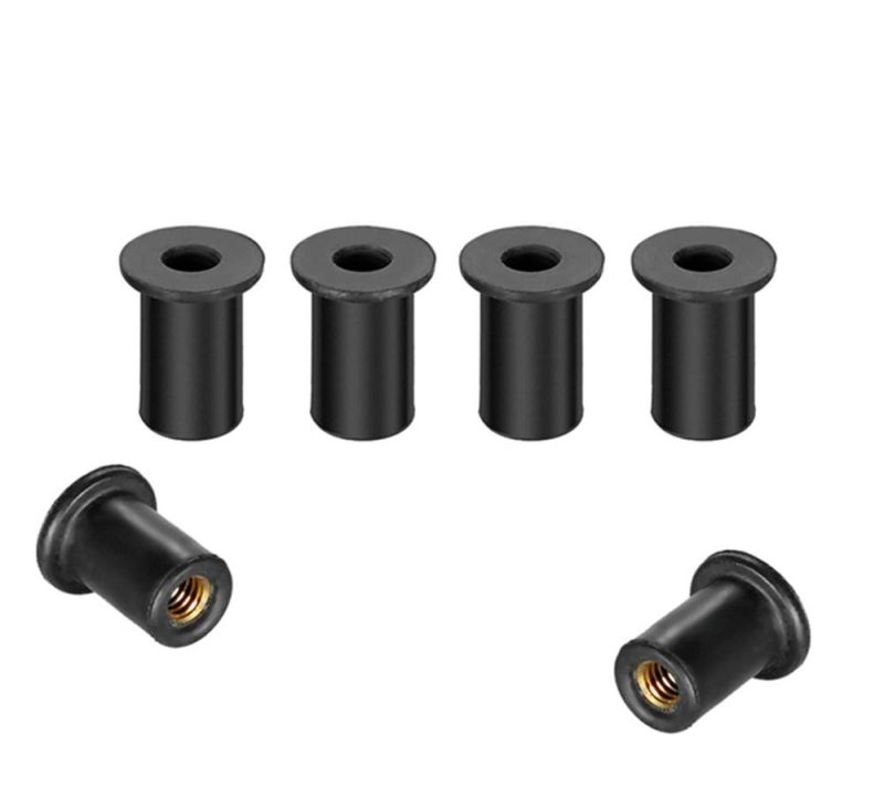 Factory Direct Sale Brass Insertion Rubber Rivet Well Nut
