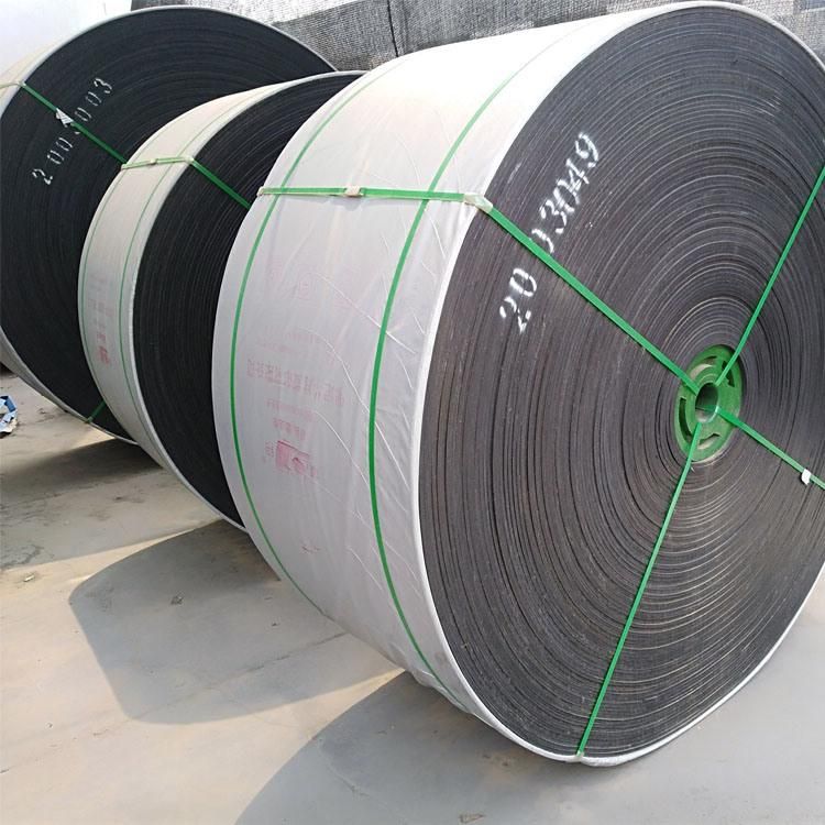 Black Flat Rubber Belt for Industry (EP100-EP600)