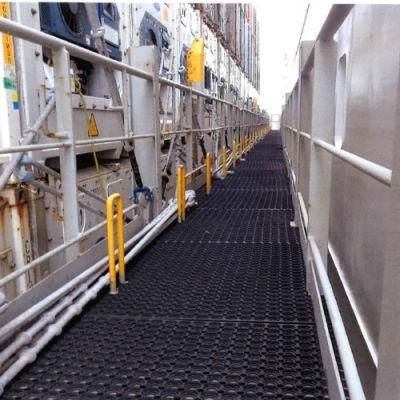 Anti-Fatigue Non Slip Honeycomb Deck Mat Heavy Duty Rubber Hollow Mat for Boat Deck Rubber Foolring /Rubber Mats with Hole