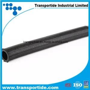 Fiber and Steel Wire Braid Hydraulic Rubber Hose SAE100r5