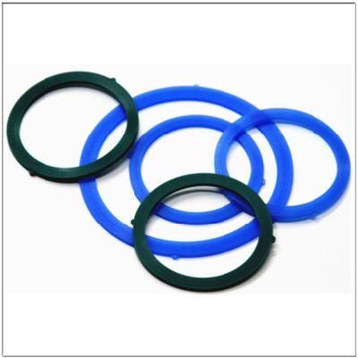 Blue Silicone Lip Seal Excellent Rebound Resistance Rubber Gasket Ring for Gas Seal
