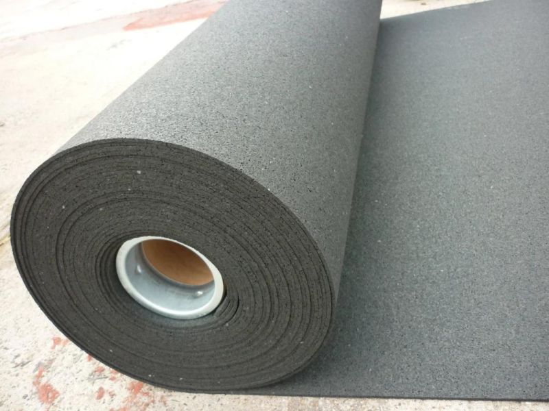 Recycled Eco Friendly Rubber Flooring Indoor Gym Mat Rolls