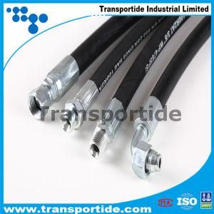 SAE100 R12 4sp High Pressure Hydraulic Rubber Hose Aswsembly for Oil Industry