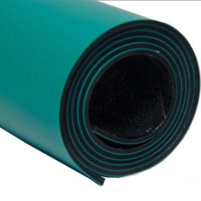Customize Matt or Glossy 2mm Different Color Bulk Rubber Ground ESD Table Anti Static Mats