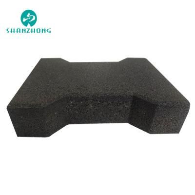 Shock Absorption Easy Installation Commonly Used 25mm Thick Rubber Mat in Outdoor Street