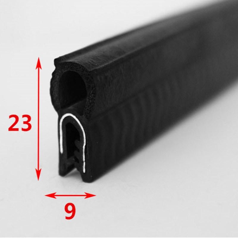 Automotive Caravan Window Seals Rubber Strips with Steel Core